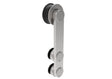 Görgős konzoll függesztett üvegajtóhoz D 25x2mm