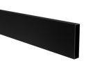 Alumínium lamella, 20x100x1,1-6000mm, fekete RAL9005