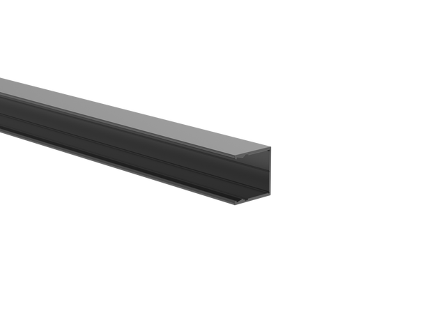 Alumínium U-adapter 25x25-6000mm R7016