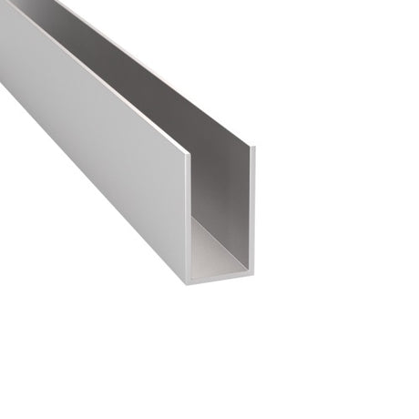 Alumínium eloxált U profil 36x19x1,5mm