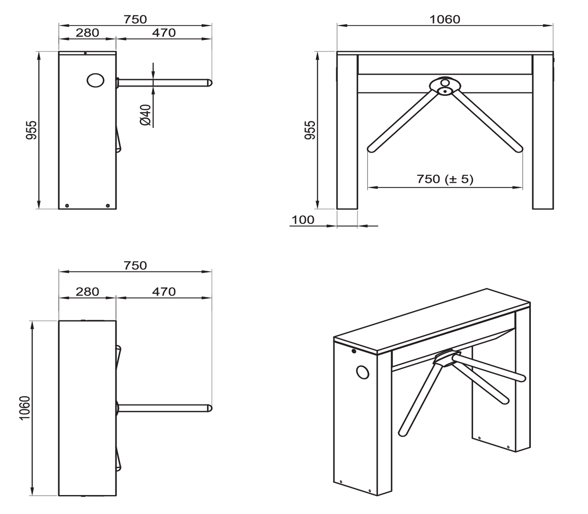Turniket Tripod