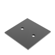Alumínium oszlopfedél 80x80 R7016