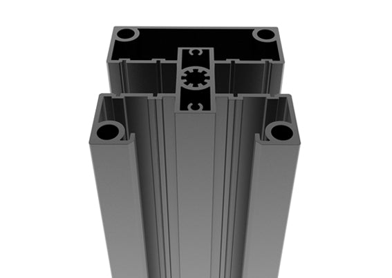 Alumínium kerítésoszlop 80x80-2500mm R7016
