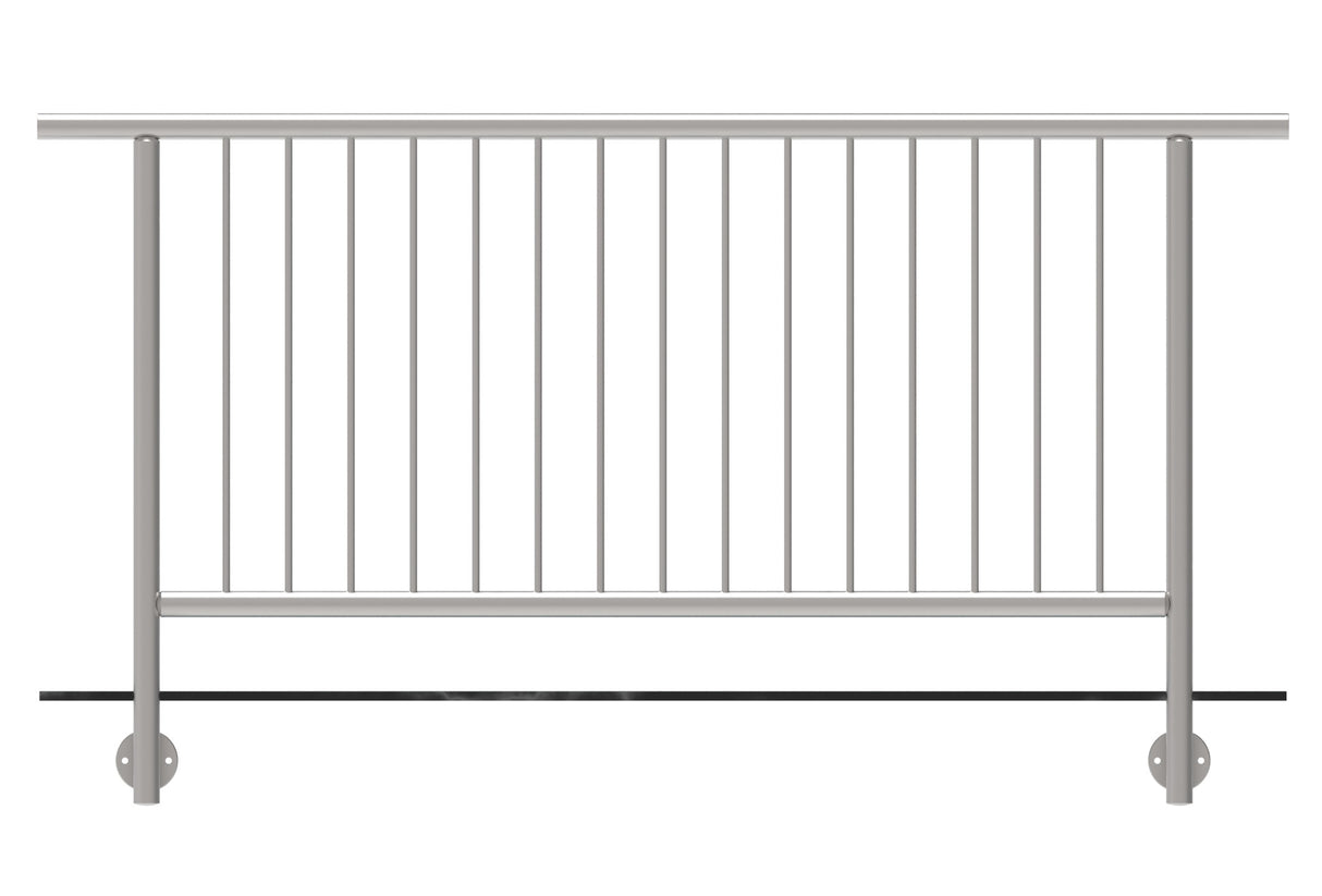 Vertikáis pálcás korlát szett - 2000x1000 mm