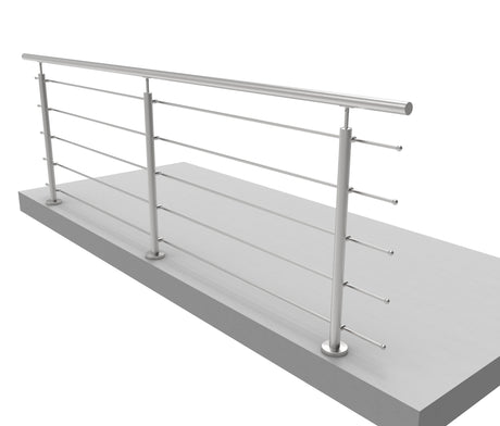 Rozsdamentes pálcás korlát (3000x1000 mm)