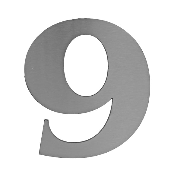 Kültéri választék "9" 185mm, hr.3mm, AISI 316