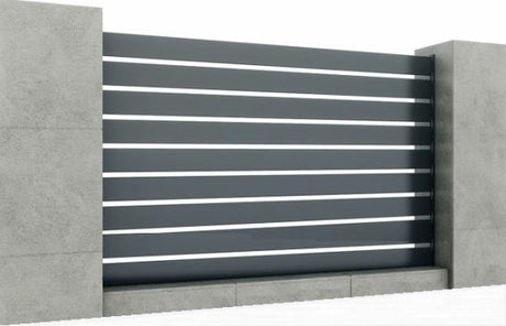 Kerítés összeállítás 20x120 léccel, 1,7x2,5m
