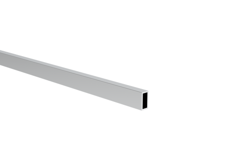 Alumínium léc, 20x10x1,5-6000mm, szürke RAL9006