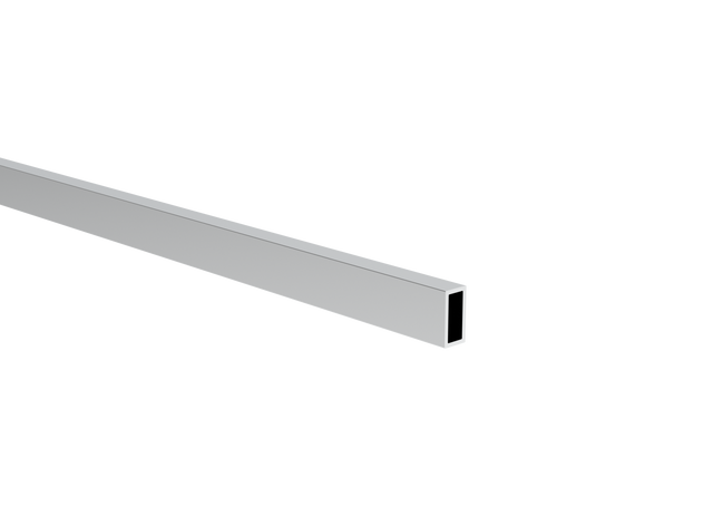 Alumínium léc, 20x10x1,5-6000mm, szürke RAL9006