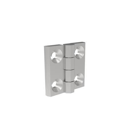Saválló pánt sík felületre, INOX, AISI 316, L=60mm