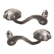 Kilincs L160,d17,5mm, Zn-black