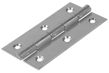 Saválló pánt sík felületre, INOX, AISI 304, L=100mm