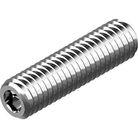 Hernyócsavar lapos végű, AISI304, M6x35