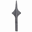 Kovácsoltvas csúcsdísz h150, b45, n12x12mm