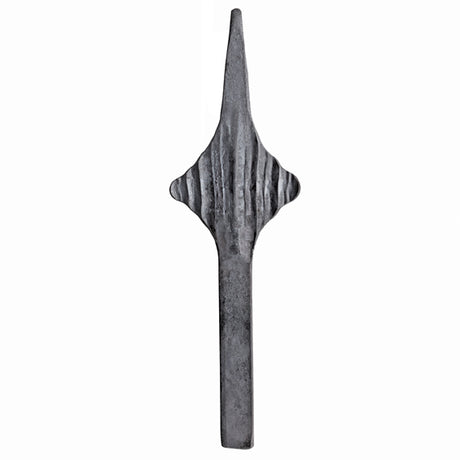 Kovácsoltvas csúcsdísz h150, b45, n12x12mm