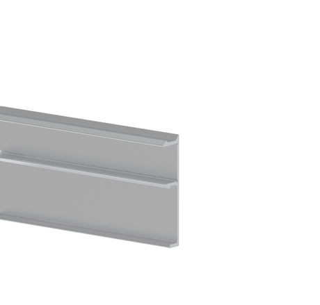 Alumínium kerítés adapter kitöltéshez - 6000mm takaróléc