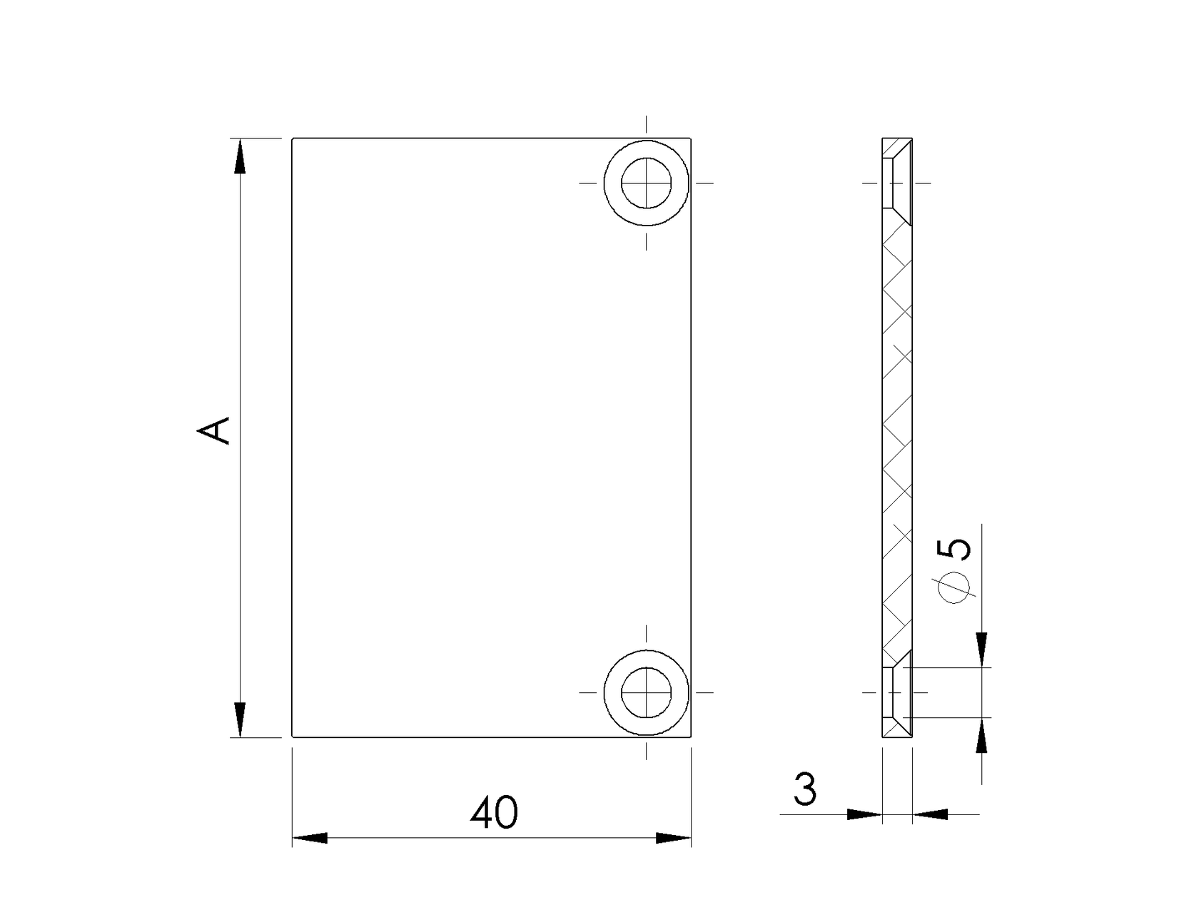 Alumínium adapter sapka A40 az R7016 lécekhez