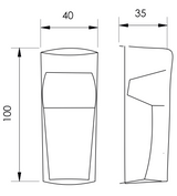 ROLLKIT fotocella falra szerelhető max 12m