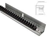 Alumínium tartókonzol H/01PVC-AL fogasléchez L=3m