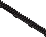 PVC-acélmagos fogasléc,16x20mm,L0,5m,max 300kg