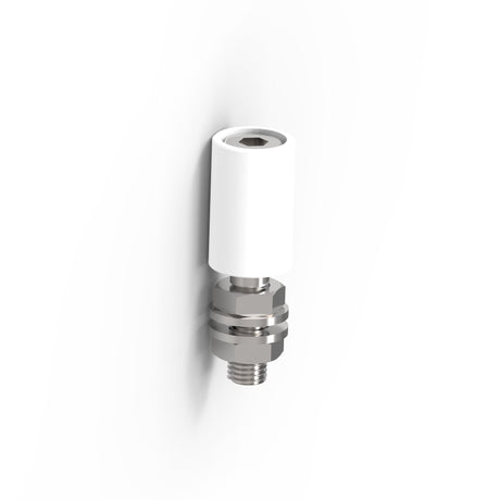 Támasztógörgő fehér PVC D25mm