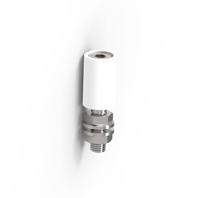 Támasztógörgő fehér PVC D25mm