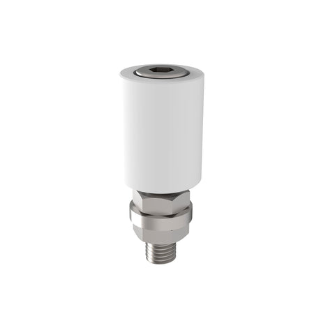 Nejlon vezetőgörgő, INOX, D22mm