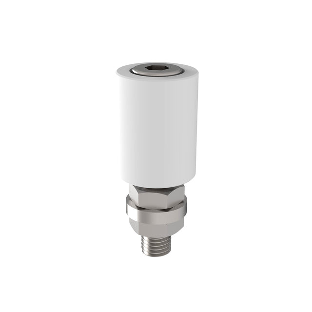 Nejlon vezetőgörgő, INOX, D22mm