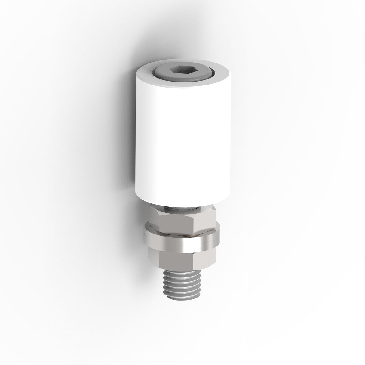 Nejlon vezetőgörgő, INOX, D32mm