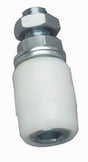 Támasztógörgő fehér PVC D32mm D32 mm, white