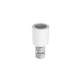 Gumigyűrűs támasztó görgő-fehér PVC Zn, D40mm,