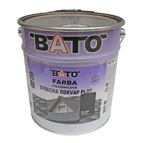 Polivinil festék, fekete RAL9005 satin 6,3kg (5L)