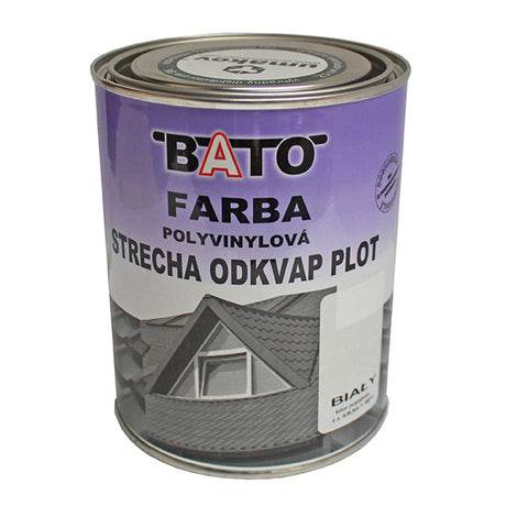 Polivinil festék, fehér RAL9003 satin 1kg (0,8L)
