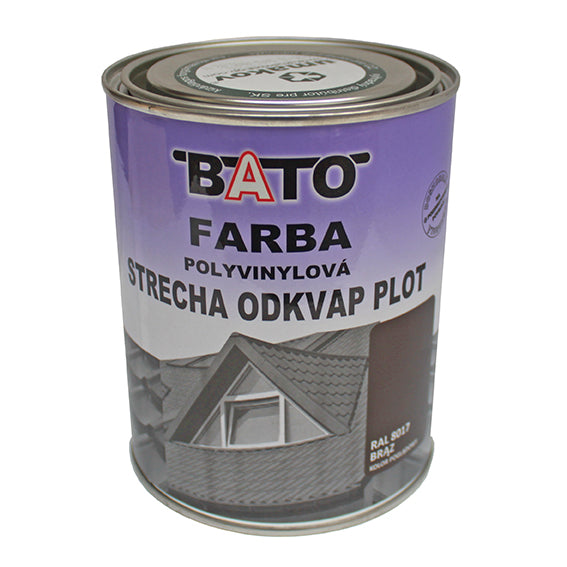 Polivinil festék, barna RAL8017 satin 1kg (0,8L)