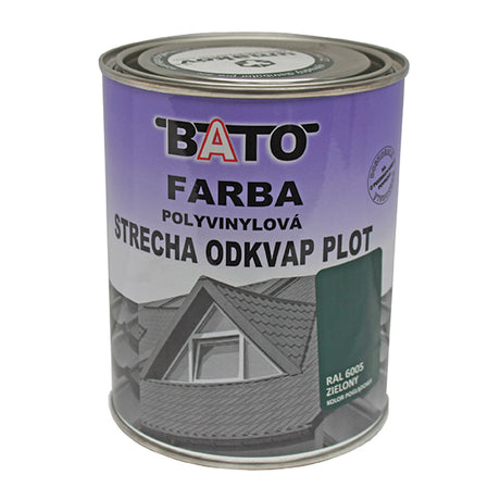 Polivinil festék, zöld RAL6005 satin 1kg (0,8L)