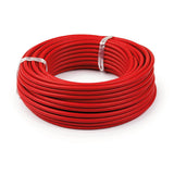 Szolárvezető rug. 1x4mm/100m halogénmentes, piros