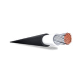 Szolárvezető rug. 1x6mm/100m halogénmentes, fekete