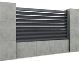 Kerítés összeállítás lamellával 20x120, 1,2x2m