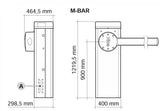Sorompó elektronikával 24V, 5m-ig