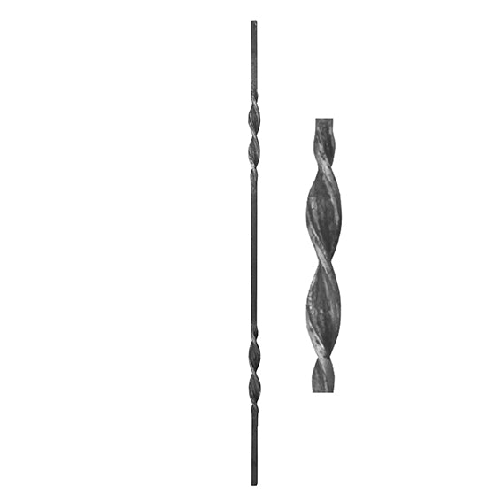 Kovácsoltpálca h910, b26,5   12x12mm