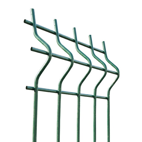 Zváraný plotový panel 3D ZnPVC 2500x2030x4mm zelená