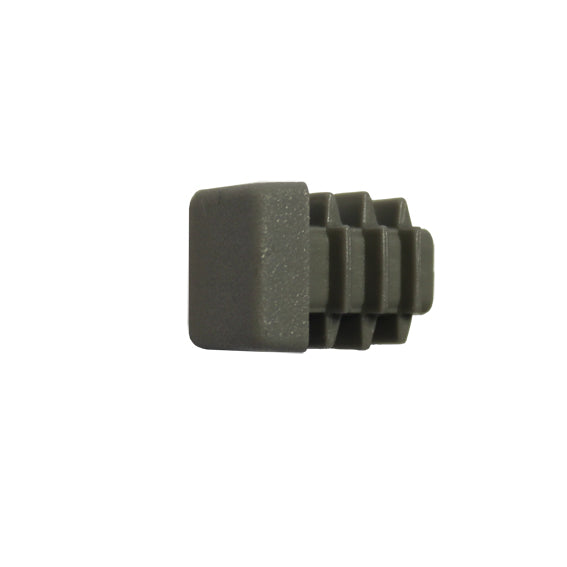 Csővéglezáró -szürke PVC PVC, 12x12mm