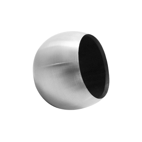 Rozsdamentes gömb véglezáró AISI304, D55/d33,7mm