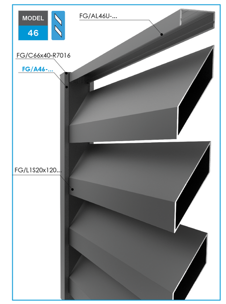 Alumínium U-adapter 50x20-6000mm R7016