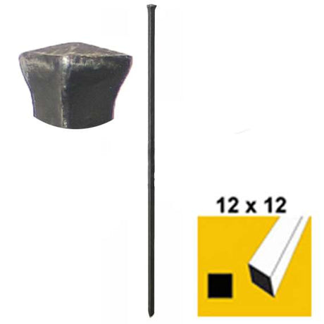 Tompa pálcavég h900, 12x12mm