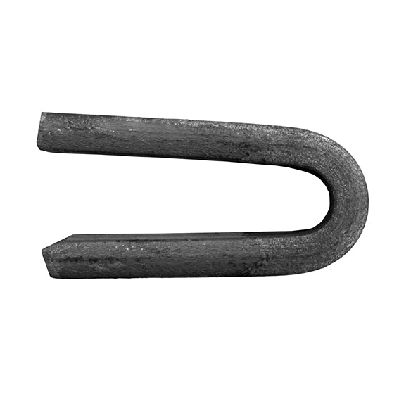 Kerítéskeret tartóelem h50, 12x6mm, Fe