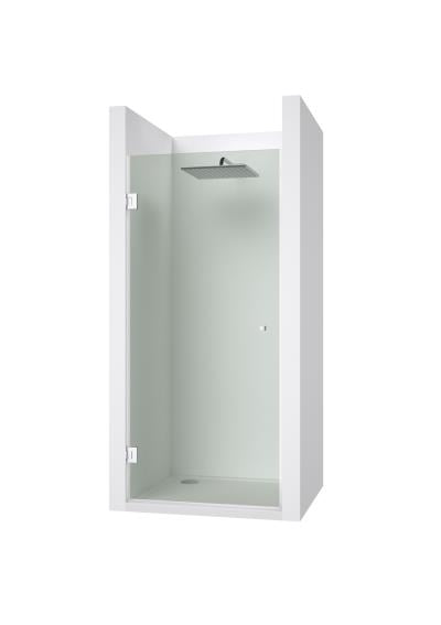 Krómozot sárgaréz zsanér üvegajtóra/falra +/- 90°