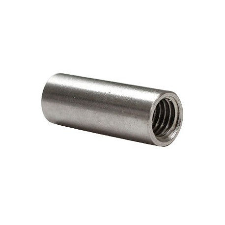 Kerek tengelykapcsoló anya, AISI304, M12x40
