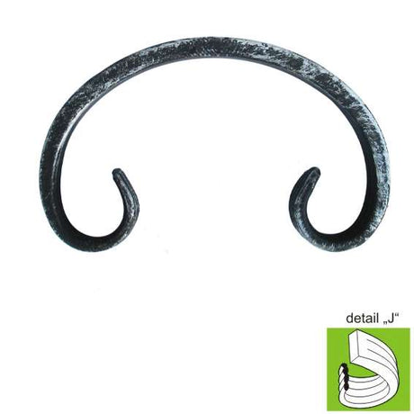 C - elem h120, b75, 12x6mm