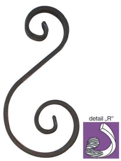 "S" elem 200x85/45, 12x6mm